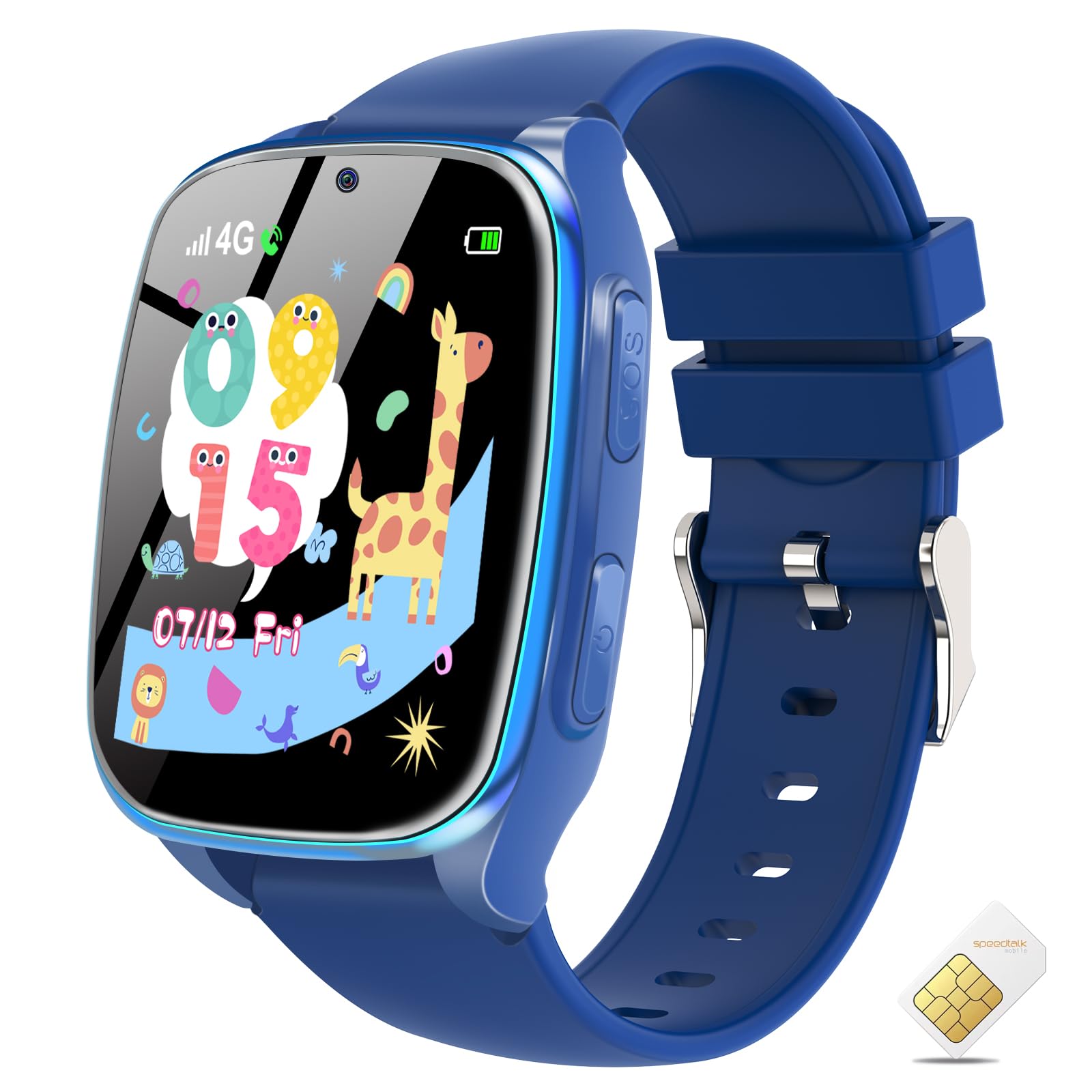 4G Kids Smart Watch   Smartwatch For Kids With Call Sos Music Camera Video Alarm Pedometer Calculator Stopwatch Educational Game